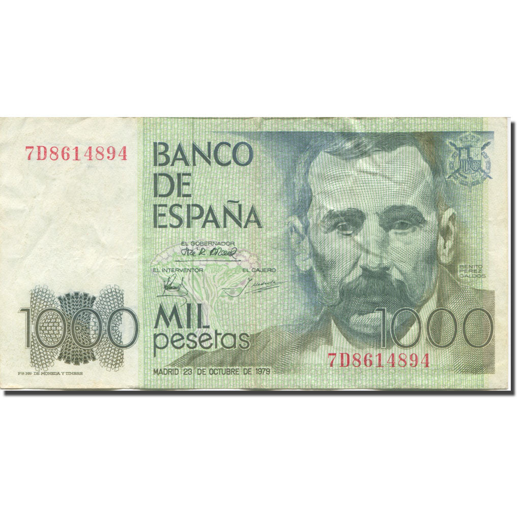 Banknote, Spain, 1000 Pesetas, 1979, 1979-10-23, KM:158, VF(30-35)