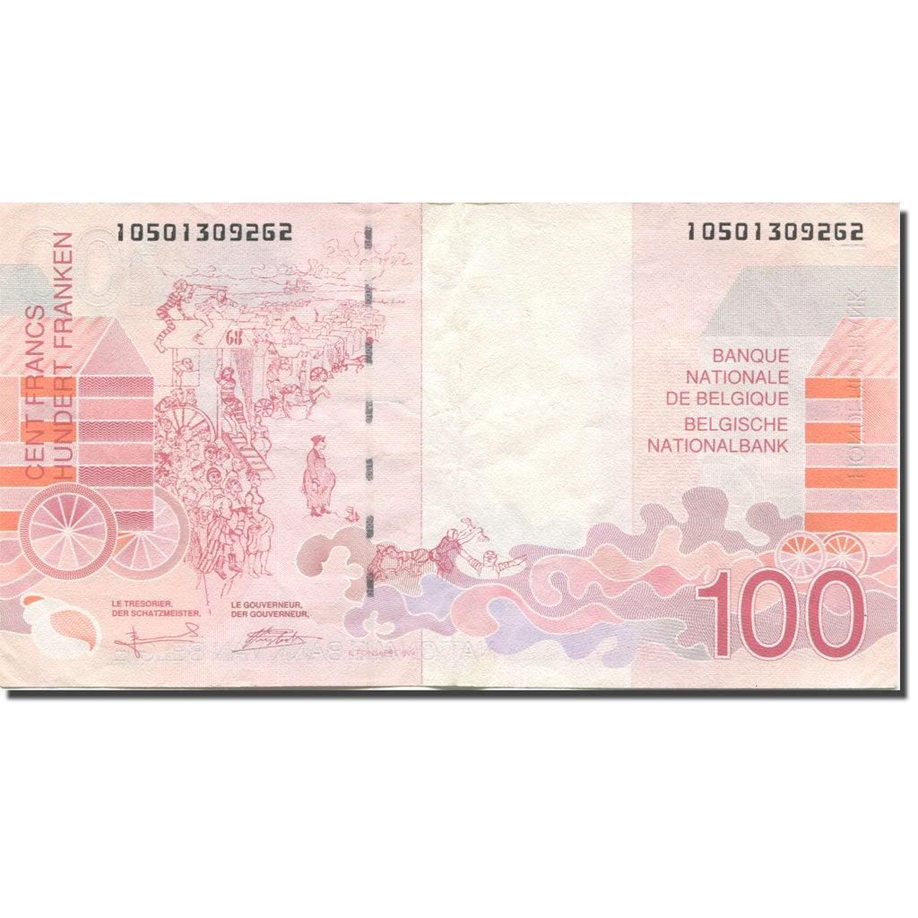 Banknote, Belgium, 100 Francs, 1995-2001, Undated (1995-01), KM:147, EF(40-45)
