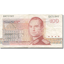 Geldschein, Luxemburg, 100 Francs, 1986, Undated (1986), KM:58a, S
