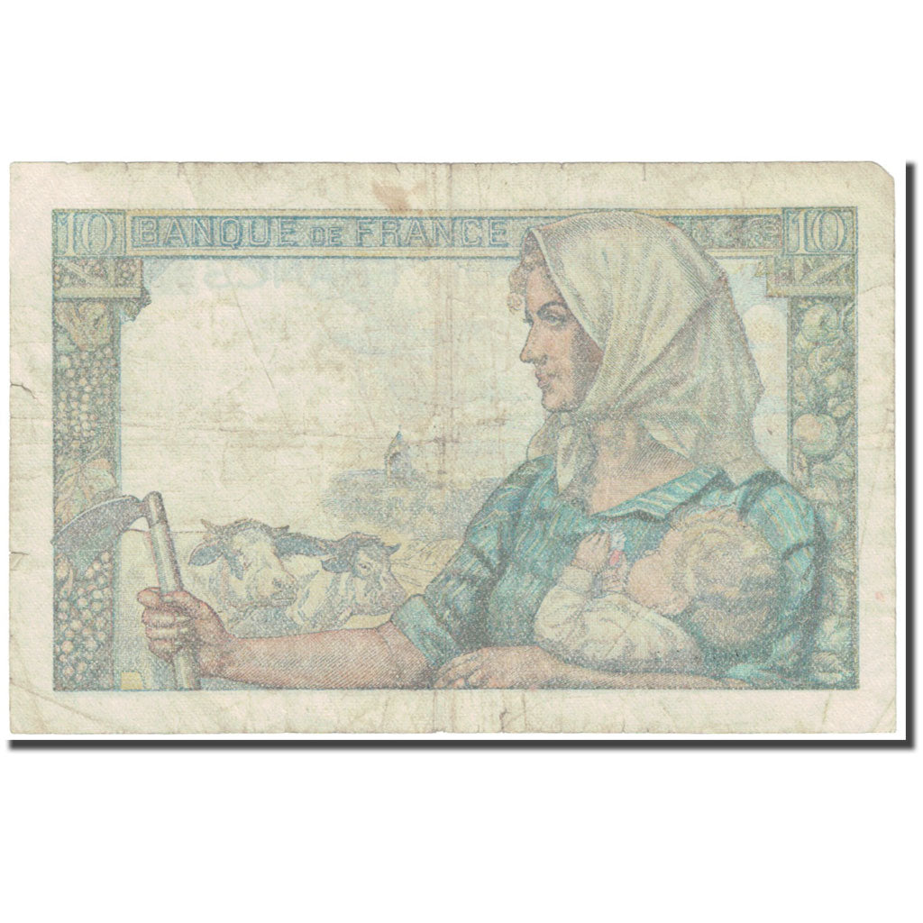 France, 10 Francs, Mineur, 1949, 1949-03-10, F(12-15), Fayette:8.20, KM:99f