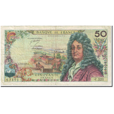 France, 50 Francs, Racine, 1973, 1973-10-04, F(12-15), Fayette:64.24, KM:148d