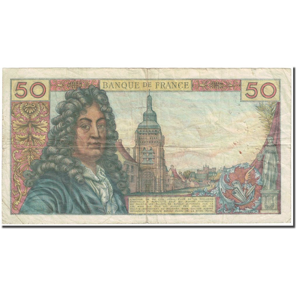 Francia, 50 Francs, Racine, 1973, 1973-10-04, RC+, Fayette:64.24, KM:148d