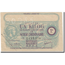 Francja, Acier Ordinaire, 1 Kilo, 1943, VF(20-25)