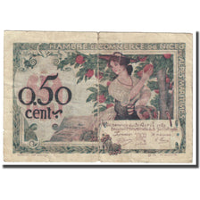 France, Nice, 50 Centimes, 1920, VG(8-10), Pirot:91-9