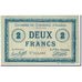 France, Amiens, 2 Francs, VF(20-25), Pirot:7-38