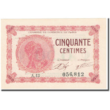 France, Paris, 50 Centimes, 1920, UNC(65-70), Pirot:97-10