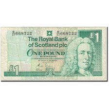 Biljet, Schotland, 1 Pound, 1991, 1991-07-24, KM:351b, TB