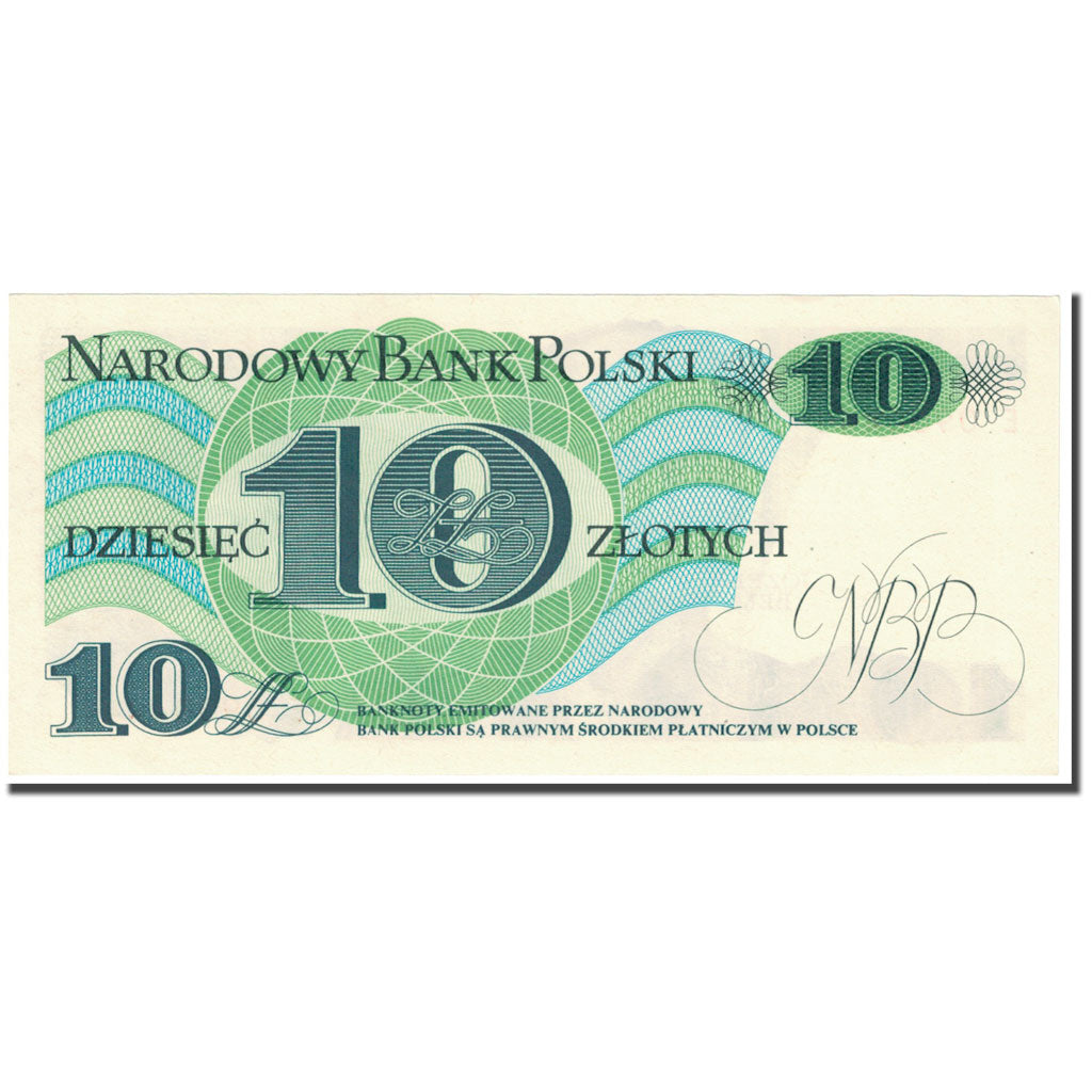 Banknote, Poland, 10 Zlotych, 1982, 1982-06-01, KM:148a, UNC(65-70)