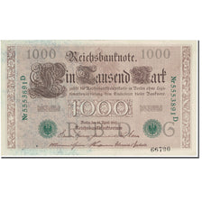 Banknote, Germany, 1000 Mark, 1918-1922, 1918-1922 (Old Date : 1910-04-21)