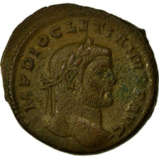 Moneta, Diocletian, Follis, 296-297, Trier, BB+, Rame, Cohen:91