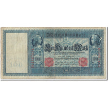 Banknote, Germany, 100 Mark, 1909, 1909-09-10, KM:38, F(12-15)
