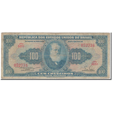 Banknote, Brazil, 100 Cruzeiros, 1955, Undated (1955), KM:153a, F(12-15)
