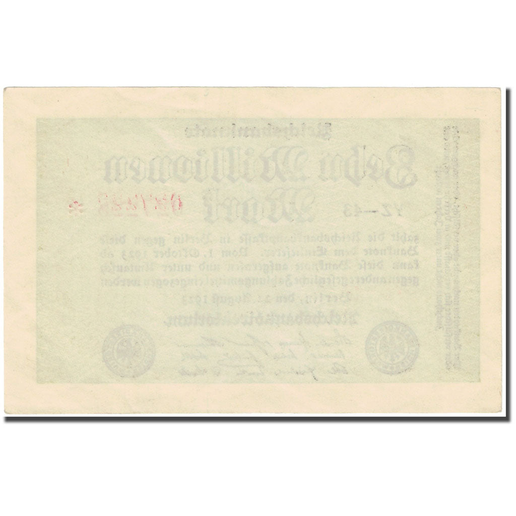 Banknote, Germany, 10 Millionen Mark, 1923, 1923-08-22, KM:106a, UNC(63)