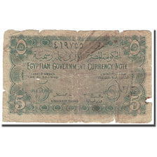 Nota, Egito, 5 Piastres, 1940, Undated (1940), KM:163, AG(1-3)