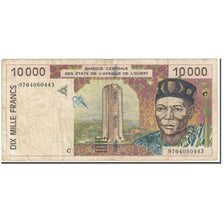 Banknote, West African States, 10,000 Francs, 1997, Undated (1997), KM:314Ce