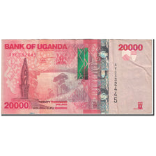 Banknote, Uganda, 20,000 Shillings, 2015, Undated (2015), KM:53, VF(20-25)