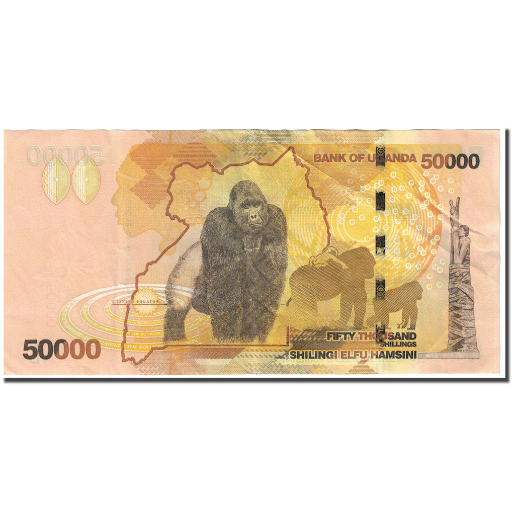 Banknote, Uganda, 50,000 Shillings, 2013, Undated (2013)., KM:54, EF(40-45)
