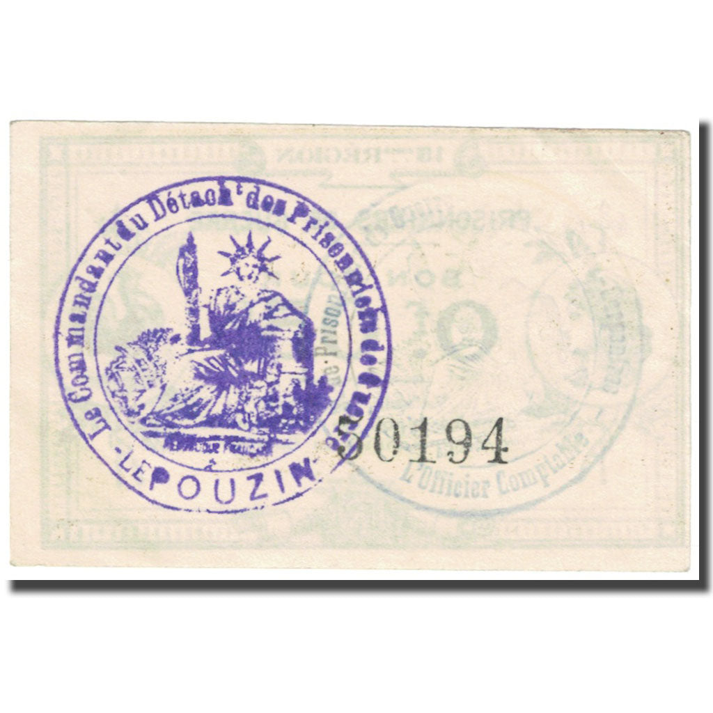 France, Serres-Carpentras, 5 Centimes, 1914-1918, Prisonniers de Guerre