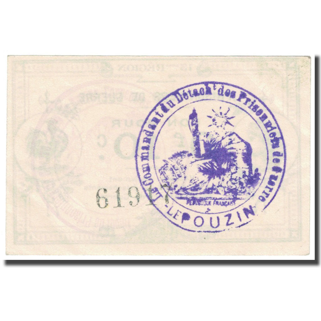 France, Serres-Carpentras, 10 Centimes, 1914-1918, Prisonniers de Guerre