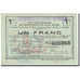 France, Lesquielles-Saint-Germain, 1 Franc, 1916, EF(40-45), Pirot:02-1368