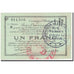 France, Douai, 1 Franc, 1916, VF(20-25), Pirot:59-740