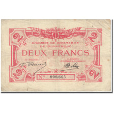 France, Dunkerque, 2 Francs, VG(8-10), Pirot:54-9