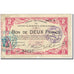 Frankrijk, Maubeuge & Solre-le-Château, 2 Francs, 1915, B, Pirot:59-1816