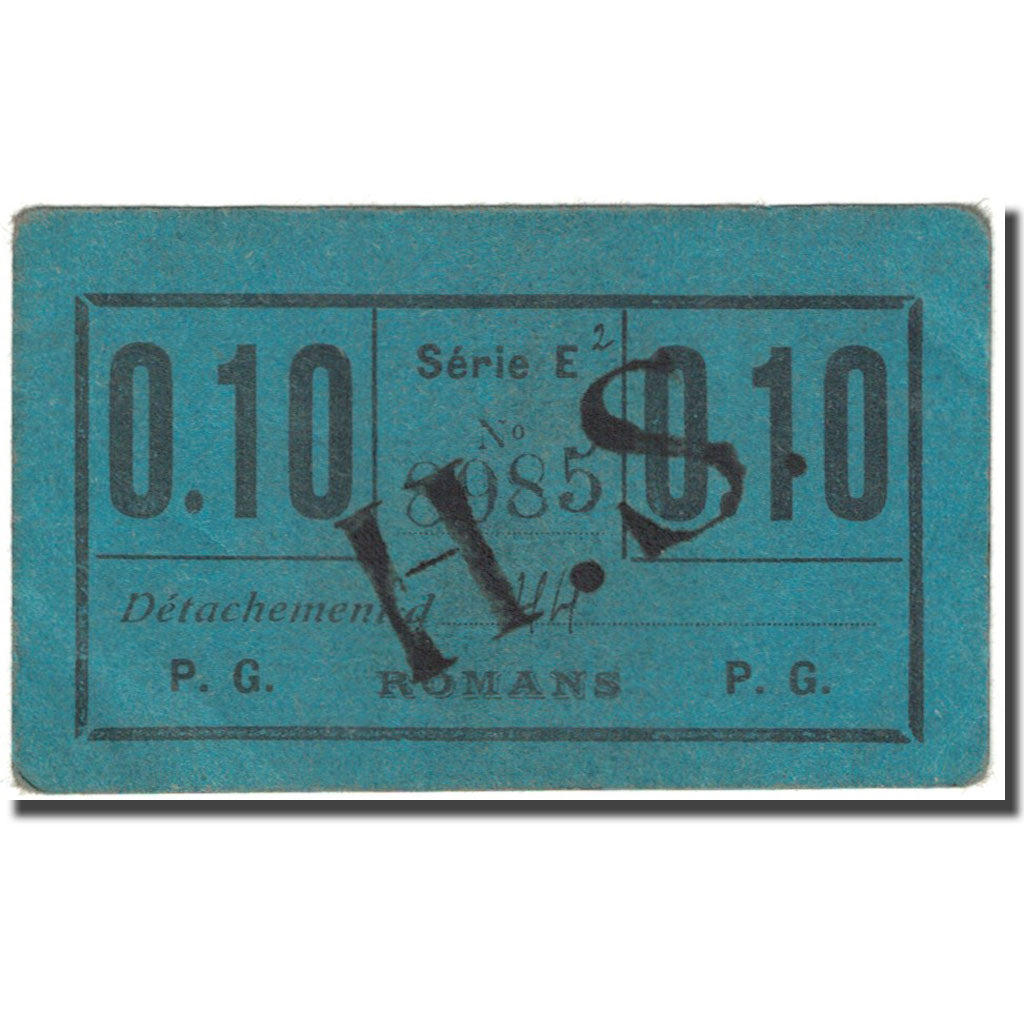 Frankreich, Romans, 10 Centimes, 1914-1921, Prisonniers de Guerre, SS
