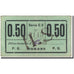 Francia, Romans, 50 Centimes, 1914-1921, Prisonniers de Guerre, BB, Pirot:26-02