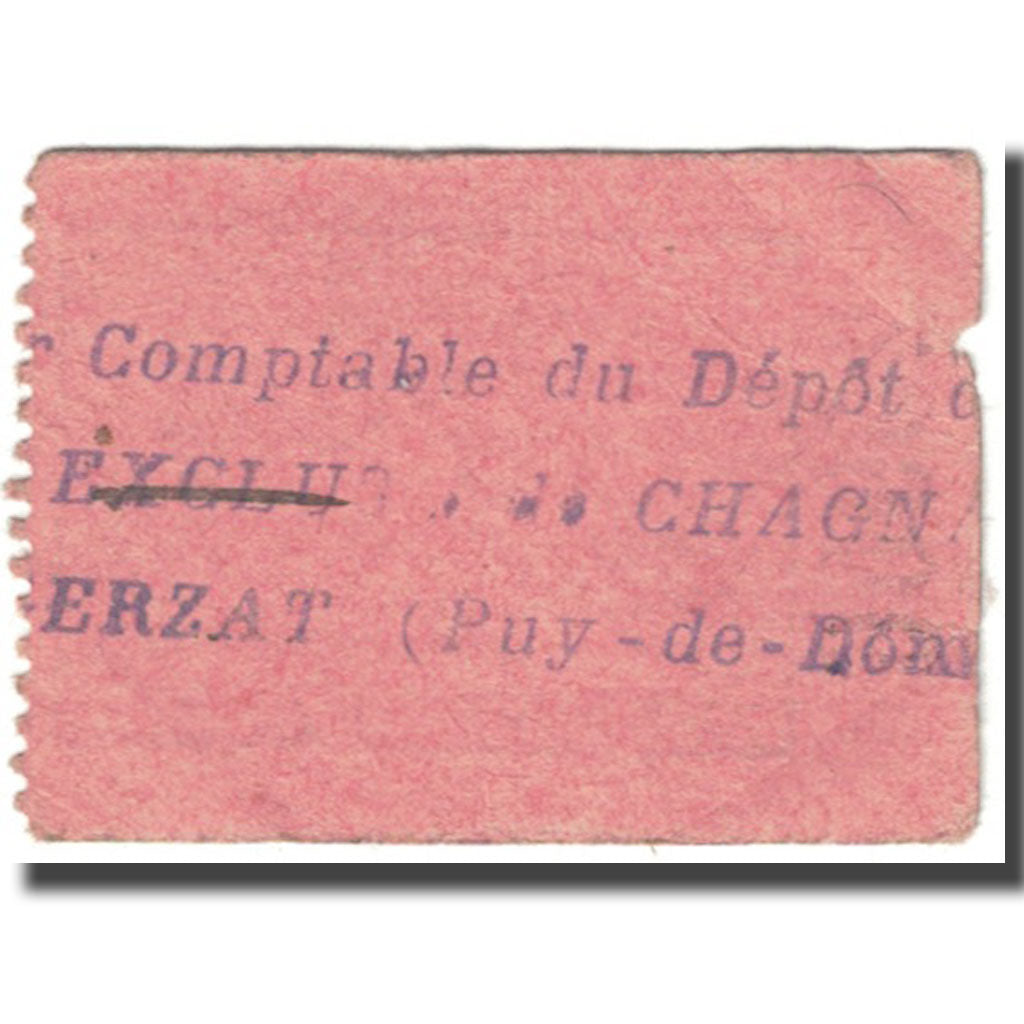 Frankrijk, Chagnat-en-Limagne, 50 Centimes, 1916, Prisonniers de Guerre, TB