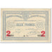 France, Boulogne-sur-Mer, 2 Francs, 1914, Chambre de Commerce, EF(40-45)