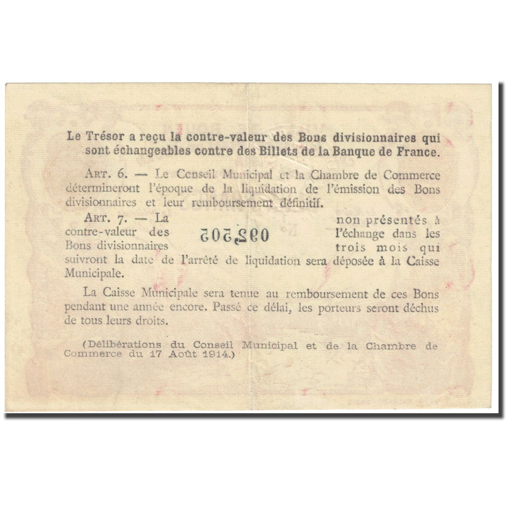 France, Rouen, 2 Francs, 1918, Chambre de Commerce, EF(40-45), Pirot:110-45