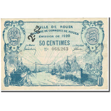 Frankreich, Rouen, 50 Centimes, 1920, Chambre de Commerce, SS, Pirot:110-53