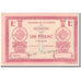 Francia, Béthune, 1 Franc, 1915, Chambre de commerce / Sans Valeur, UNC