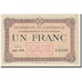 Francia, Ambert, Rion, Clermont-Ferrand, Thiers, 1 Franc, Chambre de Commerce