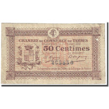 France, Tarbes, 50 Centimes, 1915, Chambre de Commerce, VF(20-25), Pirot:120-1