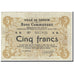 França, Carvin, 5 Francs, 1915, Bons Communaux, VF(20-25), Pirot:66-245
