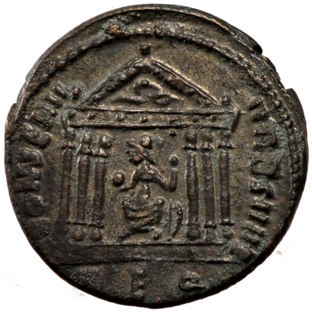 Maxentius, Follis, Roma, AU(50-53), Copper, Cohen #21, 6.20
