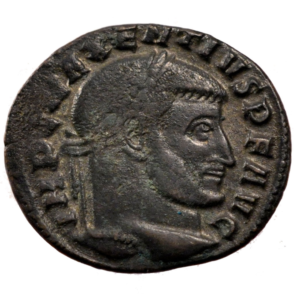 Maxentius, Follis, Roma, EF(40-45), Copper, Cohen #34, 5.70
