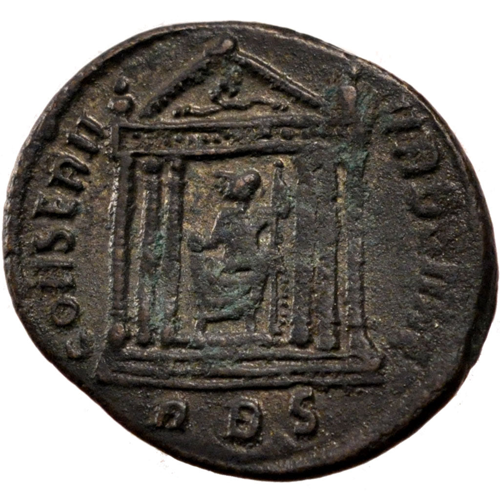 Maxentius, Follis, Roma, EF(40-45), Copper, Cohen #34, 5.70
