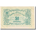 France, Le Mans, 50 Centimes, 1917, Chambre de Commerce, AU(55-58), Pirot:69-9