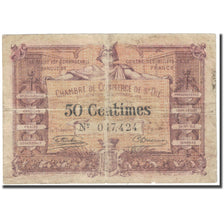 France, Saint-Dié, 50 Centimes, 1915, Chambre de Commerce, B, Pirot:112-01