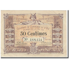 France, Saint-Dié, 50 Centimes, 1916, Chambre de Commerce, AU(55-58)
