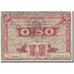 France, Caen et Honfleur, 50 Centimes, 1920, Chambre de Commerce, VF(20-25)