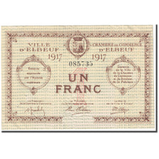 France, Elbeuf, 1 Franc, 1917, Chambre de Commerce, TTB, Pirot:55-11
