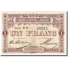 França, Bergerac, 1 Franc, 1914, Chambre de Commerce, AU(55-58), Pirot:24-18