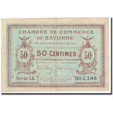 France, Bayonne, 50 Centimes, 1915, Chambre de Commerce, EF(40-45), Pirot:21-5