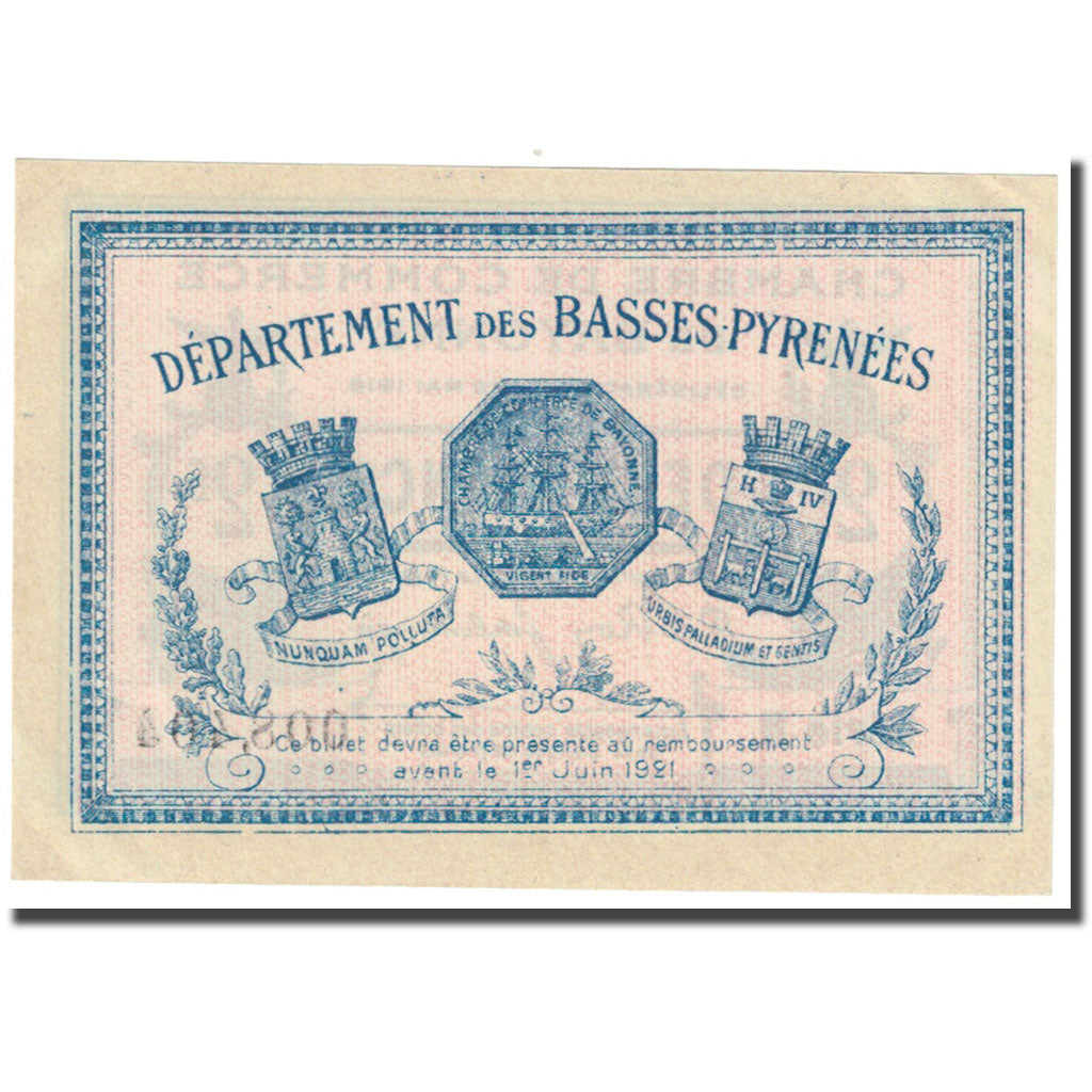 Frankreich, Bayonne, 2 Francs, 1916, Chambre de Commerce, VZ+, Pirot:21-36