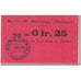Francia, Montaigu, 25 Centimes, 1916, Bon de Municipalité, EBC, Pirot:85-9