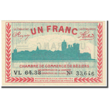 Frankrijk, Béziers, 1 Franc, 1920, Chambre de Commerce, NIEUW, Pirot:27-28
